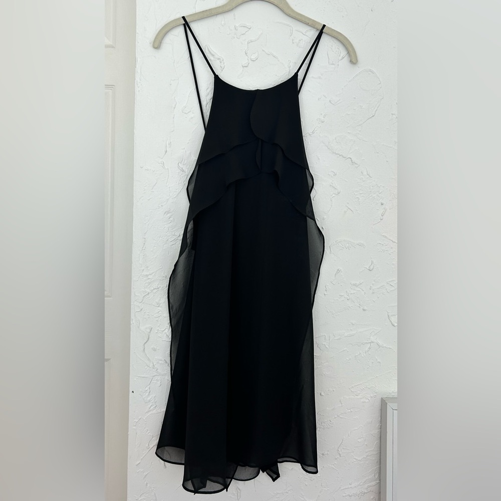 Black BCBG  Maxazria flowy cocktail dress